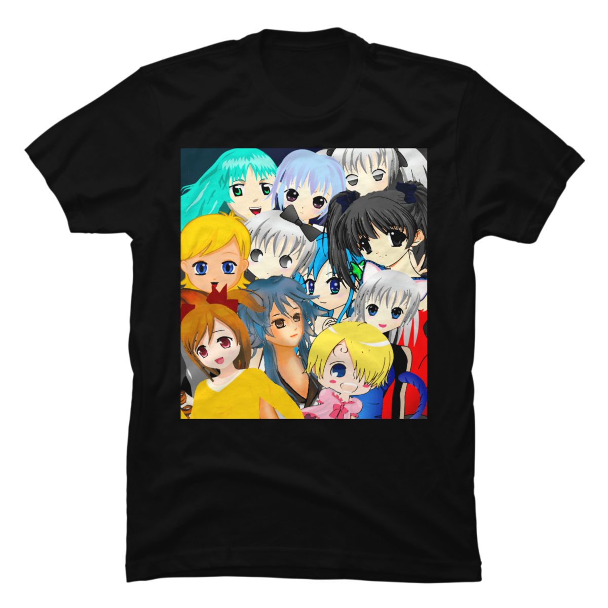 anime girl face shirt anime girl face shirt
